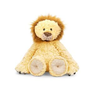 DEMDACO Lion 12 Inch Yellow and Brown Polyester and Acrylic Childrens Plush Stuf